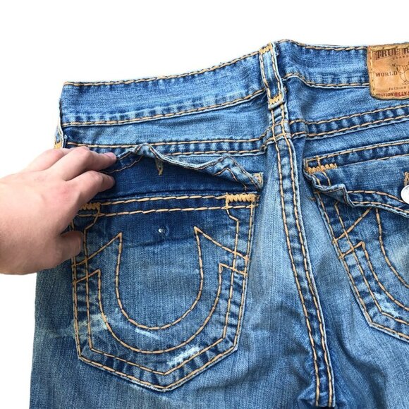 Vintage True Religion Jeans Size 36 BILLY SUPER T - Picture 6 of 8
